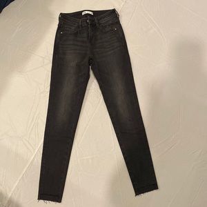 Zara dark wash (black/gray) denim, size 4